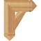 Ekena Millwork Traditional Arts & Crafts Rough Sawn Bracket, Western Red Cedar, 6"W x 18"D x 22"H BKT06X18X22TRA03RWR - alternate 3